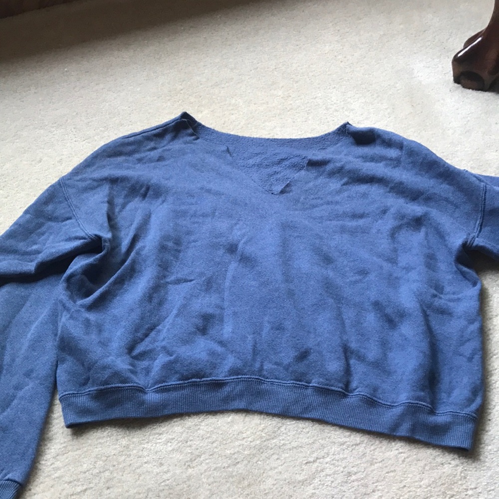 Vintage, crop hoodie